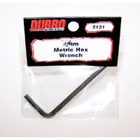 Dubro 2131 4Mm Metric Hex Wrench (1 Pc Per Pack)(Discontinued)