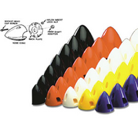 DUBRO 275 2IN SPINNER, YELLOW (1 PC PER PACK)