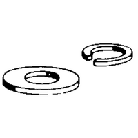 Dubro 3110 Ss No. 6 Flat Washer (8 Pcs Per Pack)