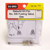 DUBRO 719 REBUILD KIT 335 FUEL VALVE GAS (1 PC PER PACK)
