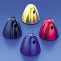 (Discontinued) 739 1/4In-28 Alum Spin Prop Nut Gold (1 Pc Per Pack)