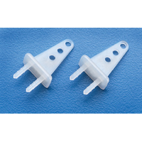 DUBRO 923 MICRO PUSHROD GUIDES 0.080IN DIA HOLES (4 PKG)