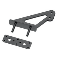 DUBRO 936 MICRO RAZOR CONTROL HORN (2/PKG.) (BLACK)