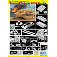 Dragon 1/35 Sd.Kfz.173 Jagdpanther Ausf.G1 Early Production (Smart Kit) [6458]