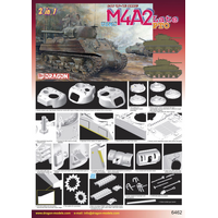 DRAGON 1/35 USMC M4A2(W) LATE PRODUCTION PTO PLASTIC MODEL KIT