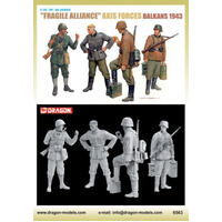 DRAGON 1/35 "FRAGILE ALLIANCE" AXIS FORCES (BALKANS 1943) PLASTIC MODEL KIT