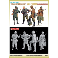 DRAGON 1/35 "FRAGILE ALLIANCE" AXIS FORCES (BALKANS 1943) PLASTIC MODEL KIT