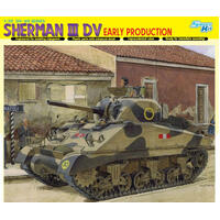 DRAGON 1/35 SHERMAN III DV EARLY PRODUCTION PLASTIC MODEL KIT[6573]