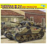 DRAGON 1/35 SHERMAN III DV EARLY PRODUCTION PLASTIC MODEL KIT[6573]