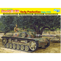 DRAGON 1/35 STUG.III AUSF.F/8 EARLY PRODUCTION ITALY 1943 (SMART KIT) PLASTIC MODEL KIT [6620]