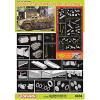 DRAGON 1/35 SD.KFZ.250/5 NEU PZ.BEOB.PZ.WG. PLASTIC MODEL KIT