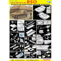 DRAGON 1/35 7.5CM PAK 40/4 RSO [6640]