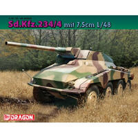 Dragon 1/35 Sd.Kfz.234/4 Mit 7.5Cm L/48 Plastic Model Kit [6814]