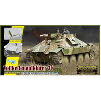 DRAGON 1/35 VOLLKETTENAUFKLAERER 38 W/7.5CM KANONE 51 L/24 PLASTIC MODEL KIT[6815]