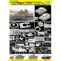 Dragon 1/35 Pz.Kpfw.Vi Ausf.E Sd.Kfz.181 Tiger I "131" Early Production S.Pz.Abt.504 Tunisia [6820]
