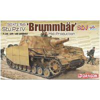 Dragon 1/35 Brummbar Mid-Production (2 In 1) Plastic Model Kit [6892]