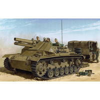 DRAGON 1/35 DAK 15CM S.IG.33 AUF FGST.PZ.III PLASTIC MODEL KIT [6904]