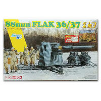 DRAGON 1/35 88MM FLAK 36/37 (2 IN 1) PLASTIC MODEL KIT [6923]