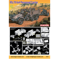 DRAGON 1/72 KFZ.70 6X4 PERSONNEL CARRIER [7377]