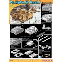 DRAGON 1/72 PZ.KPFW.IV AUSF.J MID PRODUCTION PLASTIC MODEL KIT [7498]