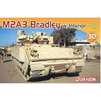 DRAGON 1/72 M2A3 BRADLEY W/ INTERIOR PLASTIC MODEL KIT [7610]