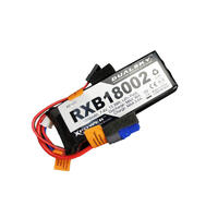 Dualsky 1800Mah 2S 7.4V 20C Lipo Receiver Battery With Jr And Xt60 Connector