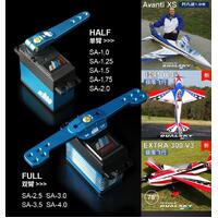DUALSKY ALLOY SERVO FULL ARM, 25T, 2.5INCH, BLUE
