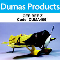 DUMAS 406 GEE BEE Z RUBBER POWERED 29 INCH WINGSPAN RUBBER POWERED