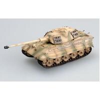 Easy Model 1/72 Tiger Ii (Porsche Turret) 1./Schwere Pz.Kp, Tank 12 Assembled Model [36297]