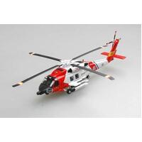 EASY MODEL 1/72 HELICOPTER - HH-60J, JAYHAWK OF USA, COAST GUARD ASSEMBLED MODEL [36925]