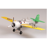 Easy Model 1/72 F4F-3 Wildcat Vf-41 Aboard Uss Ranger - Atlantic Early 1941 Assembled Model [37247]