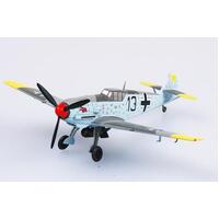 Easy Model 1/72 Bf109E-4 Messerschmitt 2/Jg3 Assembled Model [37282]