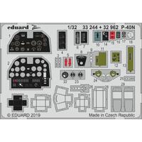 Eduard 1/32 P-40N Photo Etched Parts
