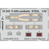 Eduard 1/32 P-40N Seatbelts Steel Photo Etched Parts [33245]