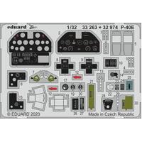 Eduard 1/32 P-40E Photo Etched Parts