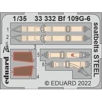 Eduard 1/35 Bf 109G-6 Seatbelts Steel [33332]
