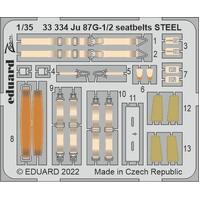 Eduard 1/35 Ju 87G-1/2 Seatbelts Steel Photo Etched Set [33334]