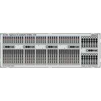 EDUARD 1/35 TYPHOON K SEATBELTS STEEL PHOTO ETCHED PARTS