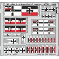 Eduard 1/350 Kaiserlische Marine Flags & Pennants Steel Photo Etched Parts