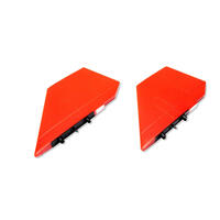 E-Flite High Visibility Fin Set, Red, Sr-71