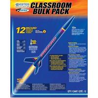 ESTES WIZARD INTERMEDIATE MODEL ROCKET (12PK) BULK PACK [1754]