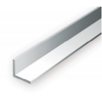 Evergreen White Polystyrene Angle 0.250 X 14" / 6.4Mm X 36Cm (2)