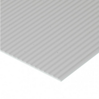 Evergreen White Polystyrene Board & Batten Sheet 0.075 X 6 X 12" / 1.9Mm X 15Cm X 30Cm (1)