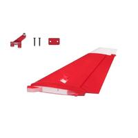 VERTICAL STABILISER 70MM YAK 130 RED