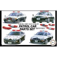 Fujimi 1/24 Police Car Parts Set (Gt-13) Plastic Model Kit