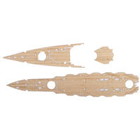 FUJIMI 1/700 WOOD DECK SEAL FOR IJN BATTLESHIP HIEI (W/SHIP NAME PLATE) (TOKU - 37 EX-102)