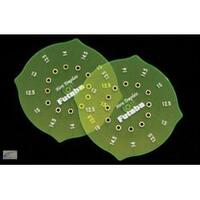 Futaba SX Servo Horn Drill Template 2(9.5mm-12mm) [FUTSXHT2912]