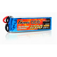 GENS ACE 1200MAH 40C 22.2V SOFT CASE LIPO BATTERY (EC3 PLUG)