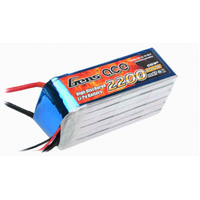 GENSACE 2200MAH 25C 22.2V SOFT CASE LIPO - GA6S-2200-25C-S