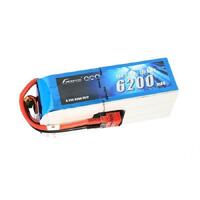Gens Ace 6200Mah 60C 22.2V Soft Case Battery (Deans Plug) - Ga6S-6200-60C-S